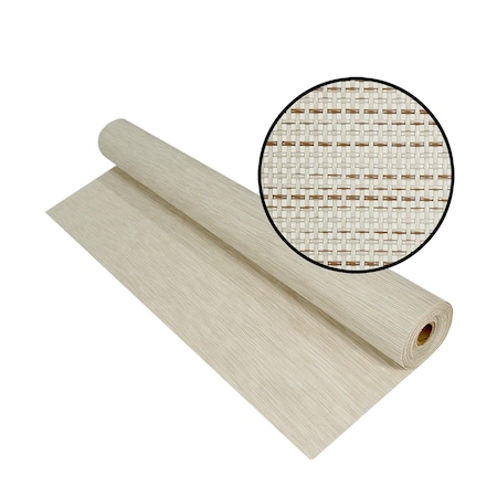 Phifer Vinylcoated Polyester Exterior Shading Fabric, Blocks 80 Heat, 60x100', Stucco, One Roll 3004079